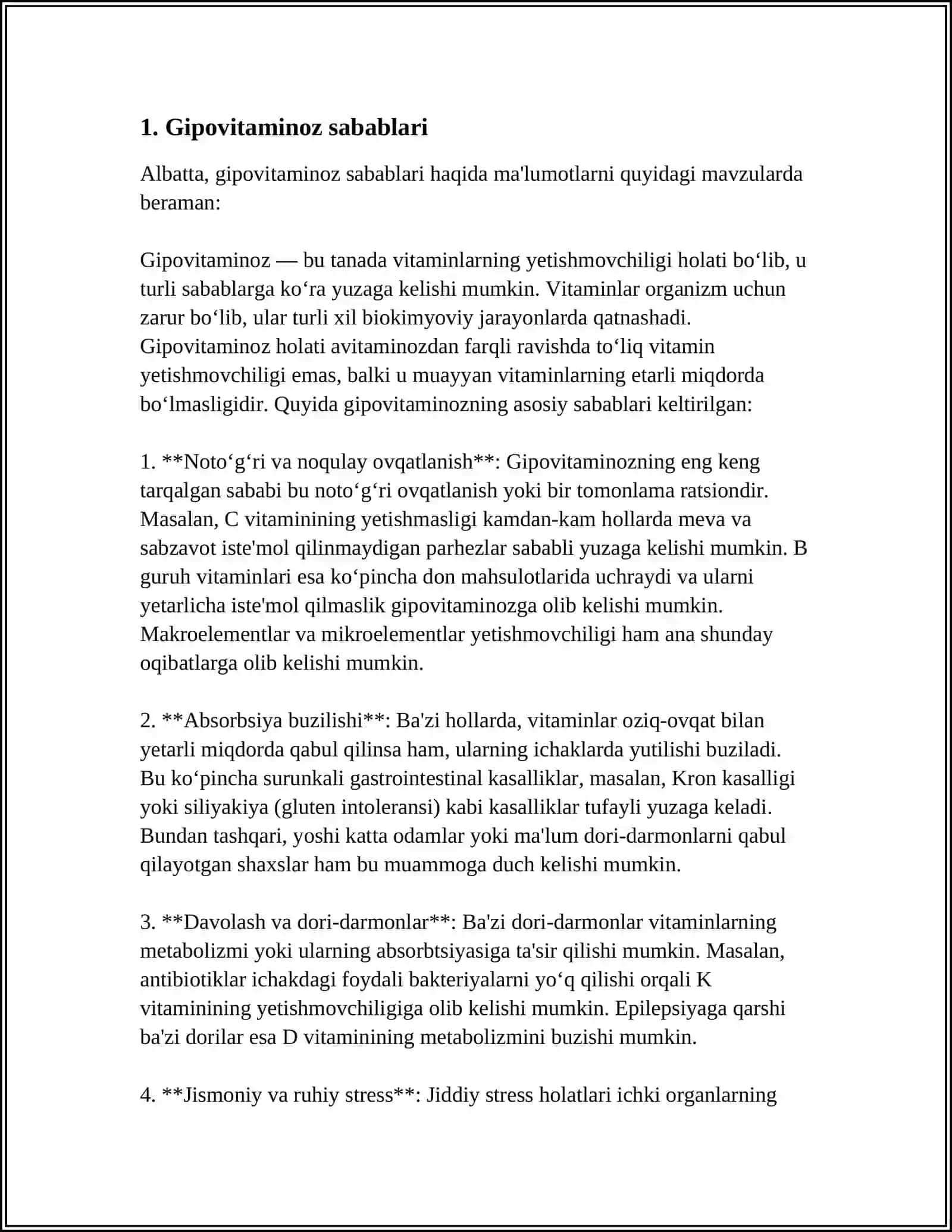 GIPOVITAMINOZ 3