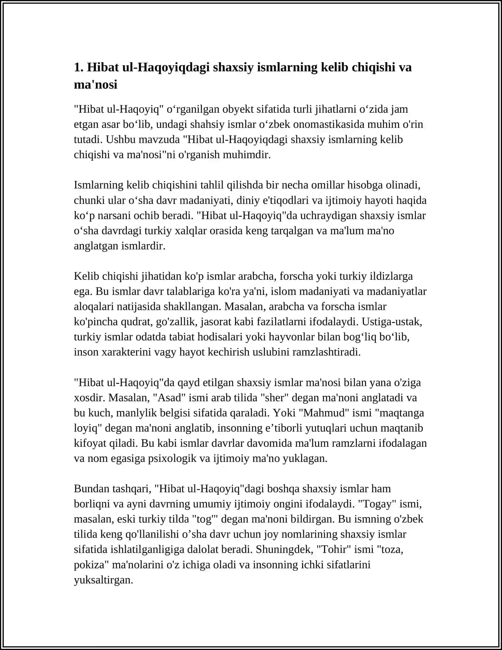 HIBAT UL HAQOYIQDAGI ONOMASTIKA 3