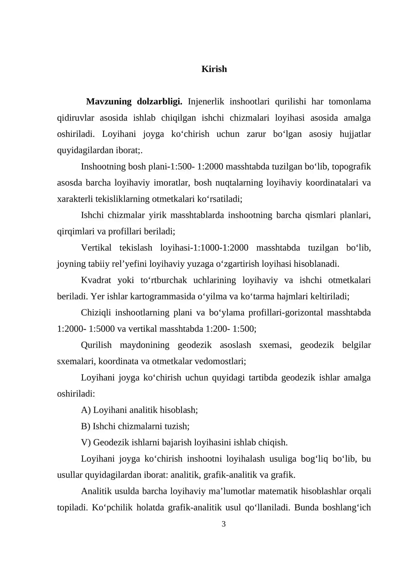 KOORDINATALARNI HISOBLASHDA TO’G’RI VA TESKARI GEODEZIK MASALALAR Kurs ishi 3
