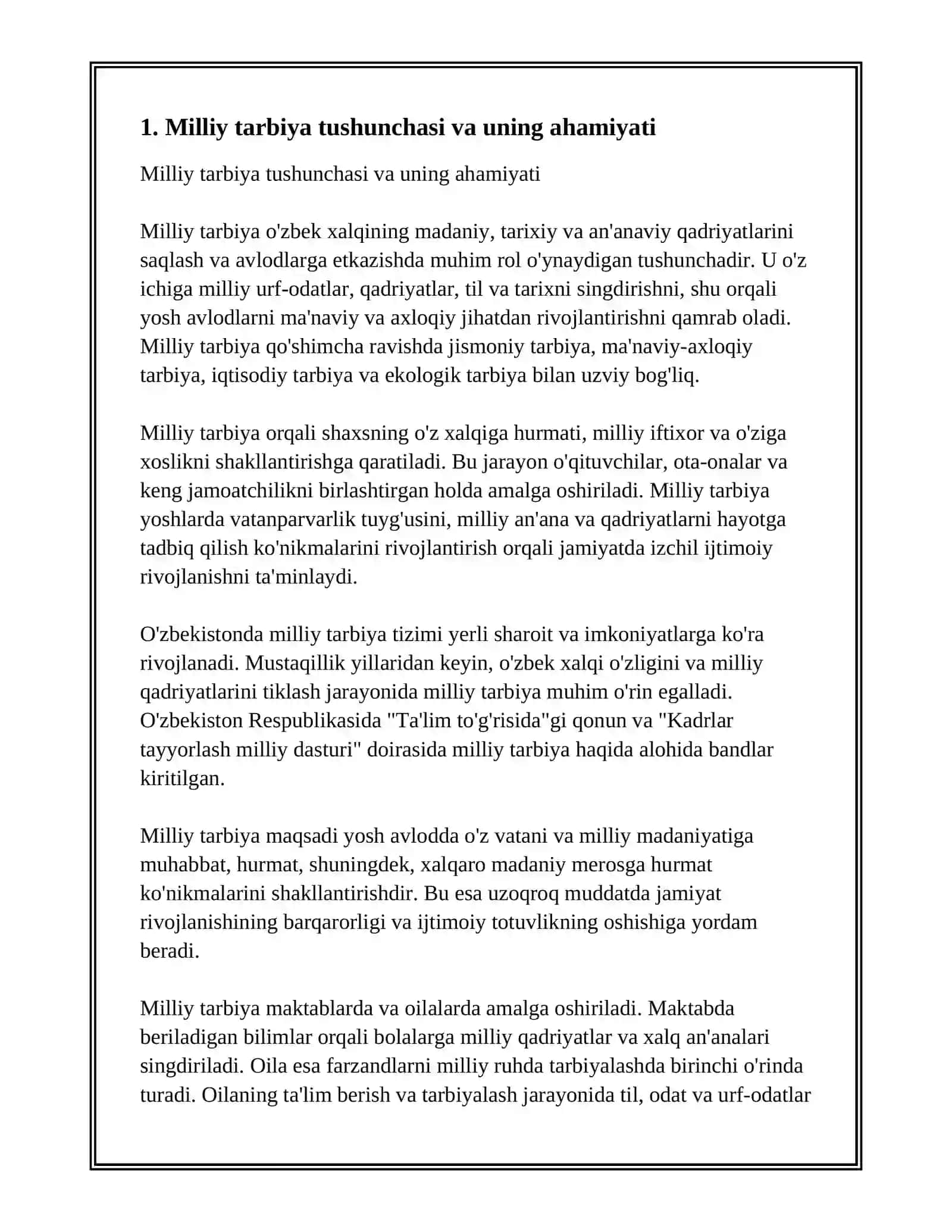 BOSHLANGʻICH TAʼLIMDA MILLIY TARBIYA ASOSLARI 3