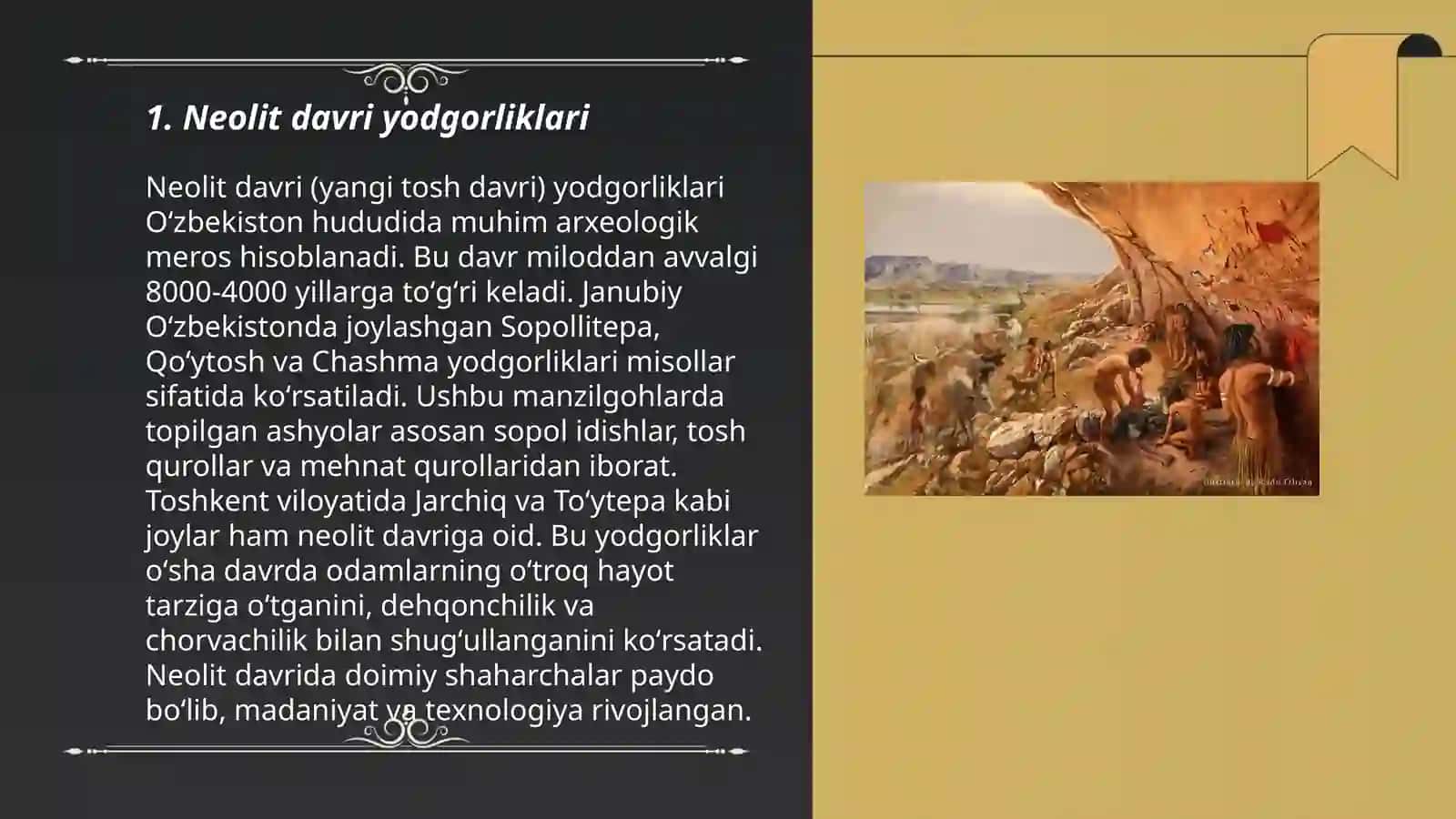 Neolit va eneolit davri yodgorliklari 3