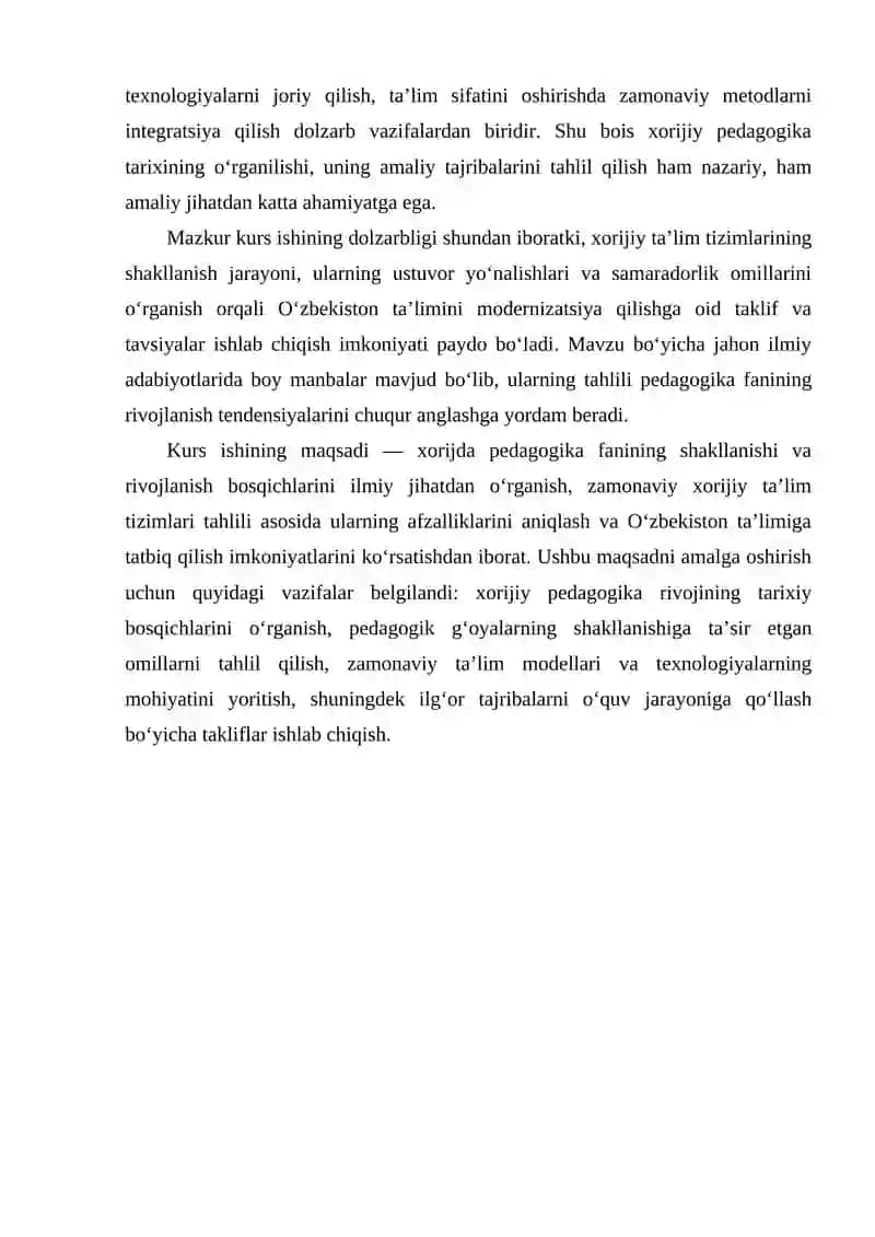 Xorijda pedagogikaning rivojlanish tarixi 3