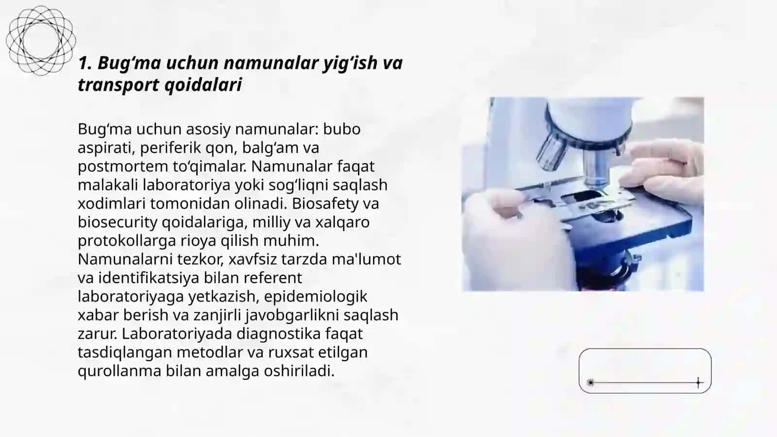 Bug‘maning mikrobiologik diagnostikasi 3