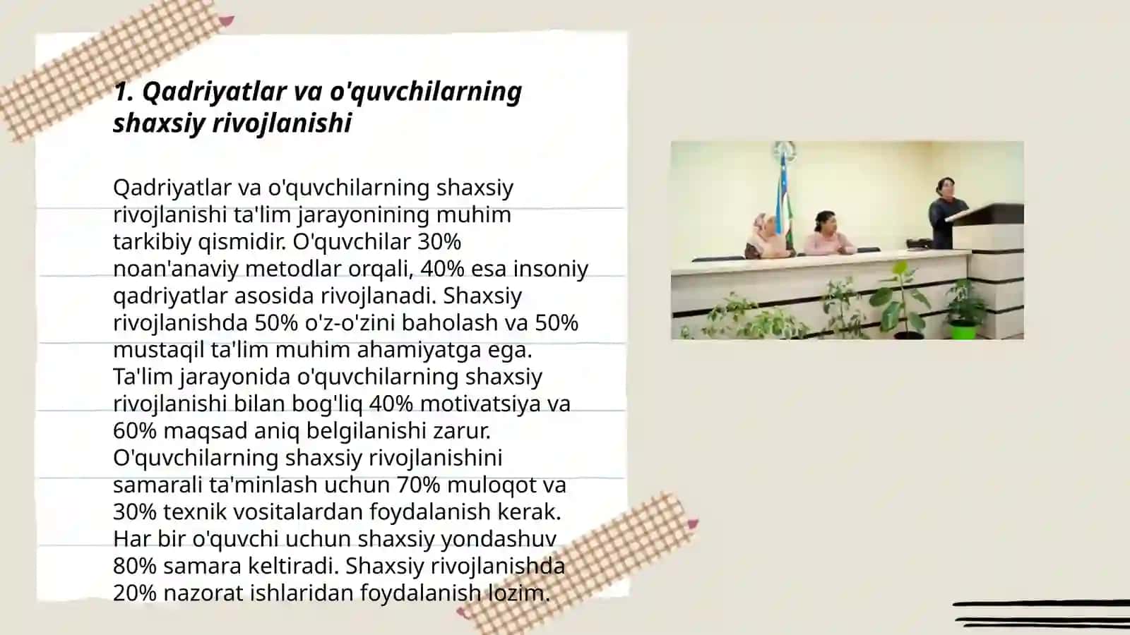 Qadriyatga yo'nalganlikni tarkib toptirish 3
