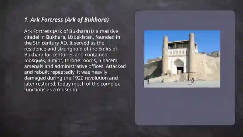 Ark Fortress (Ark of Bukhara) 3