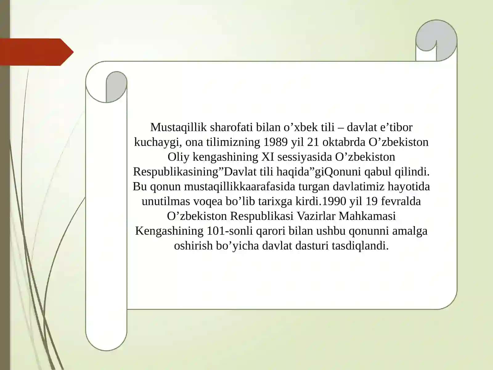 O’zbektilligadavlattilimaqominiberilishinitarixiyahamiyati 3