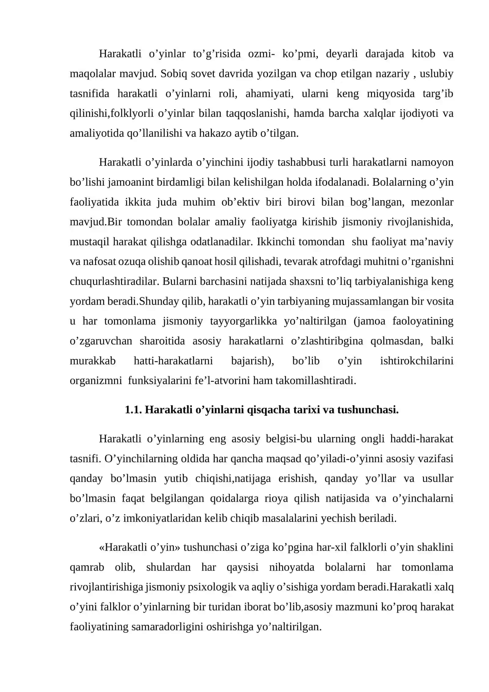 HARAKATLI O’YINLAR 3