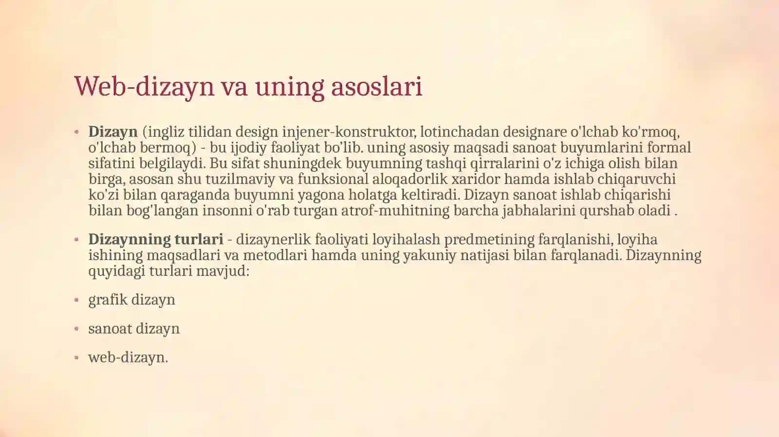 Web-dizayn va uning asoslari 3