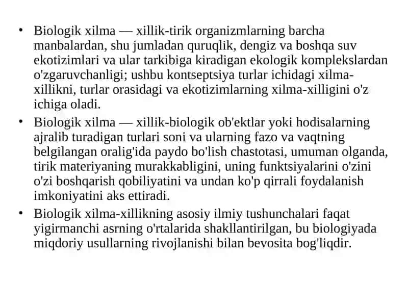 BIOXILMA-XILLIKDA ABIOTIK, BIOTIK VA INSON OMILLARINING TA'SIRI 3