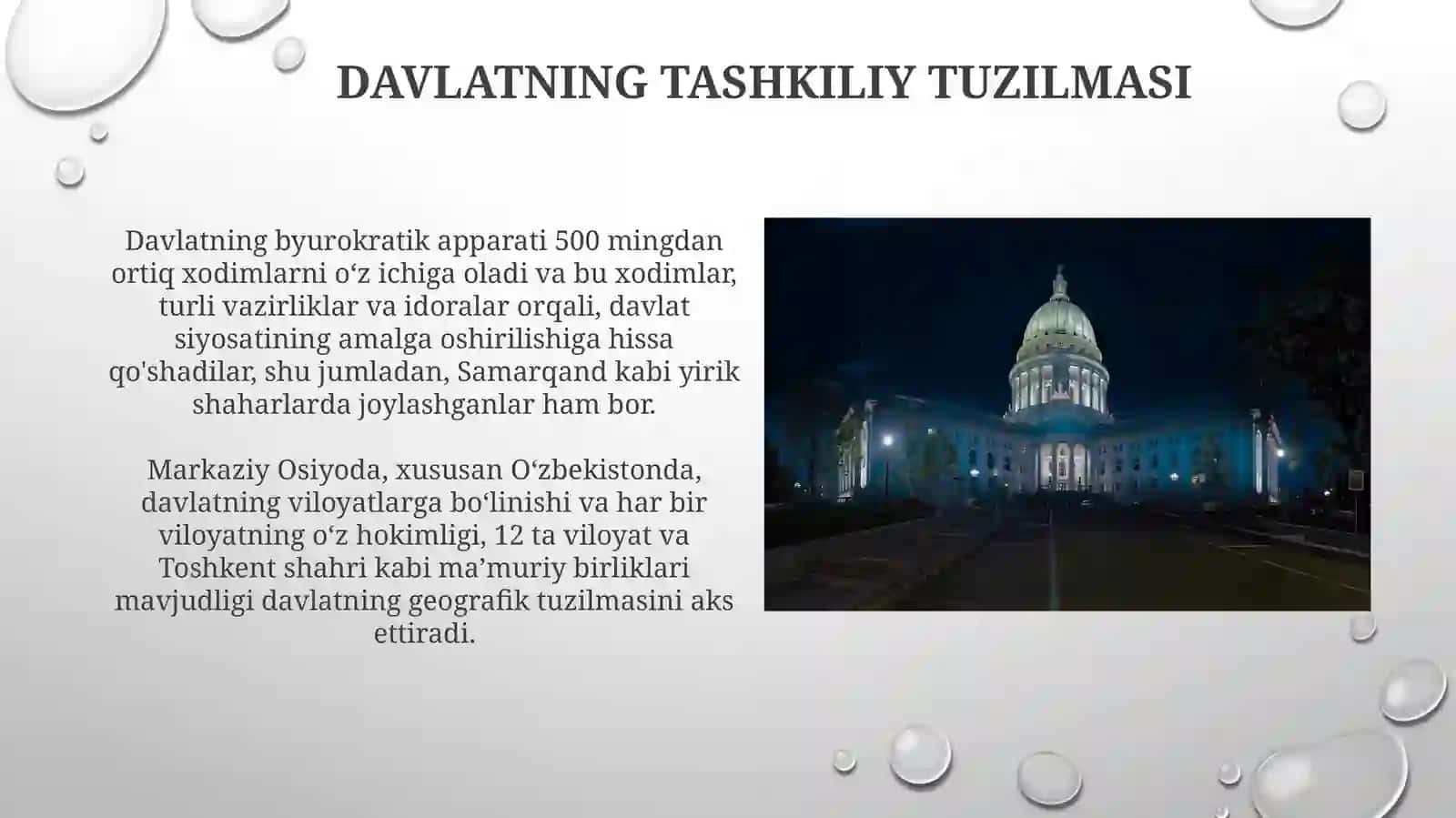 Davlat institutsional tashkilot sifatida 3