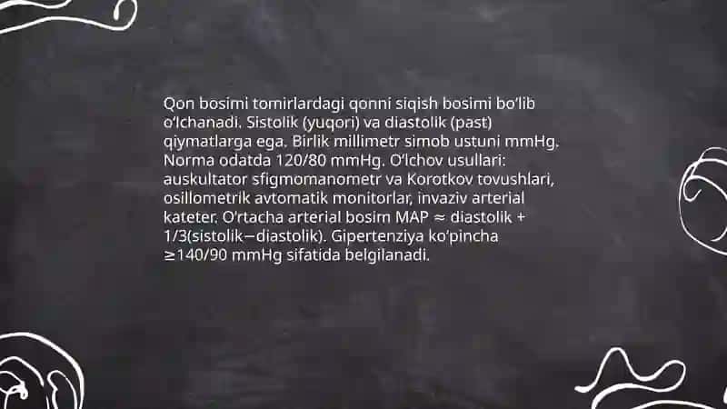 Qon aylanish sistemasining fizik asoslari 3