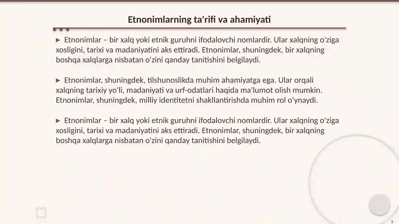 “Shajarayi turk” asaridagi etnonimlar 3