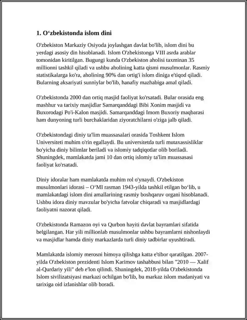 O‘ZBEKISTONDA FAOLIYAT YURITUVCHI DINIY KONFESSIYALAR 3