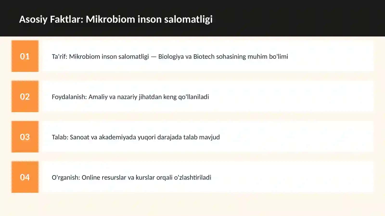 Mikrobiom inson salomatligi 3