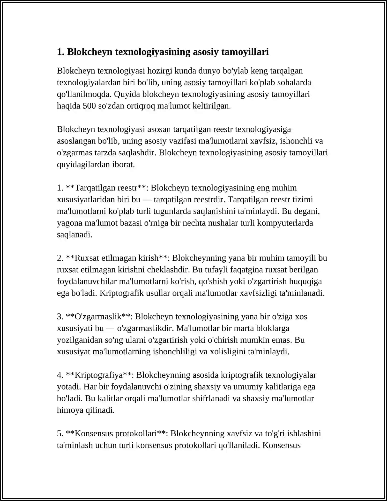 BLOKCHEYN TEXNALOGIYASI VS KRIPTOVALYUTALAR 3