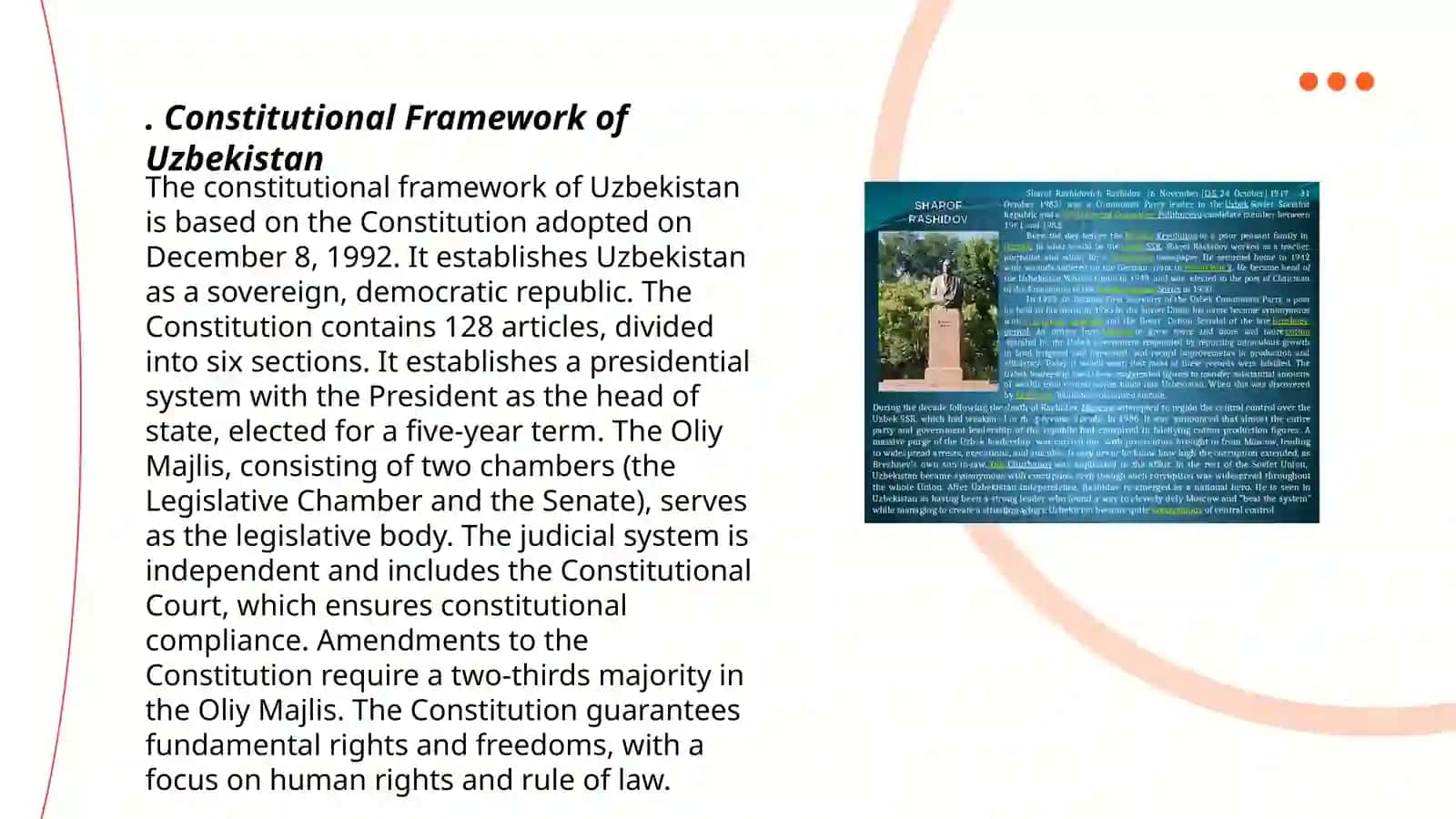 Govermental System of Uzbekistan 3