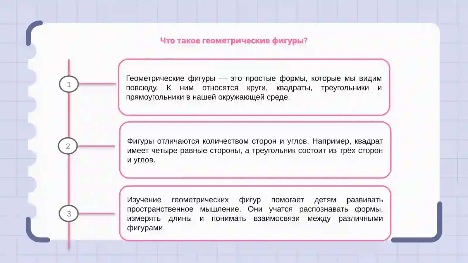 Геометрические фигуры для начальных классов 3