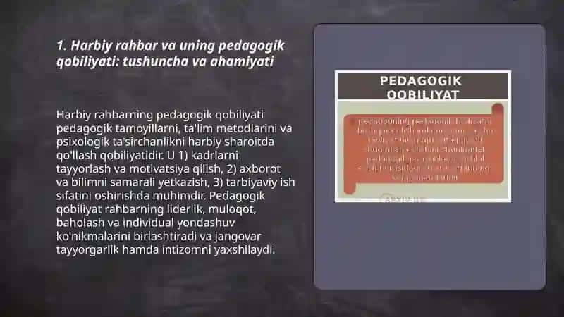 Harbiy rahbar faoliyatida pedagogik qobilyat 3