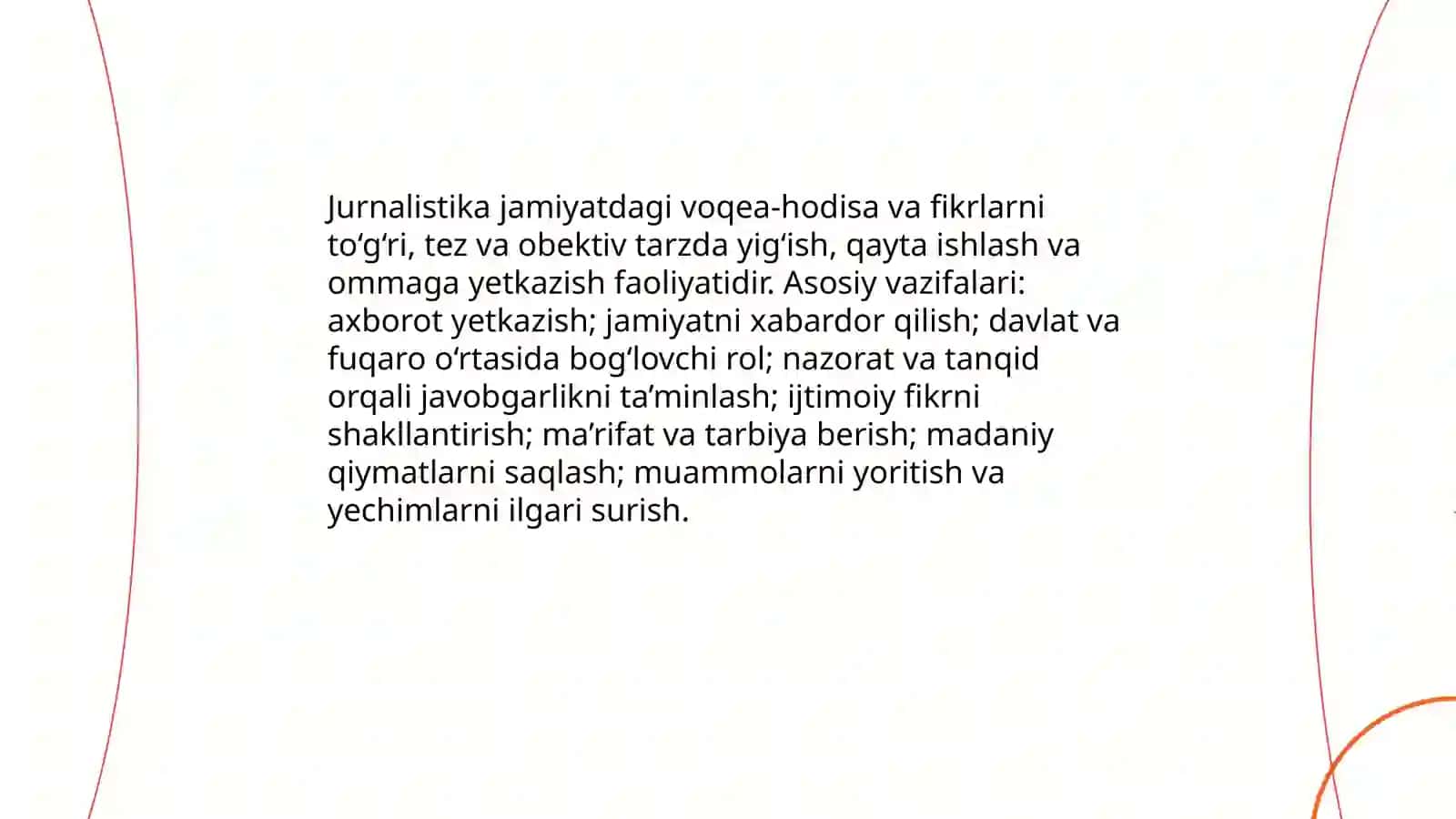 Jurnalistika haqida 3