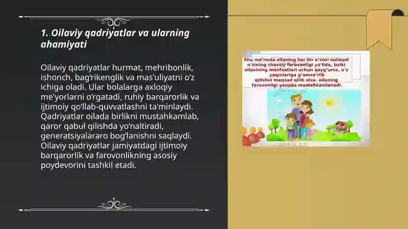 Oilaviy qadriyatlar va ularning ahamiyati 3