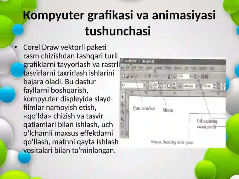 Кompyuter grafikasi va animatsiyasi 3