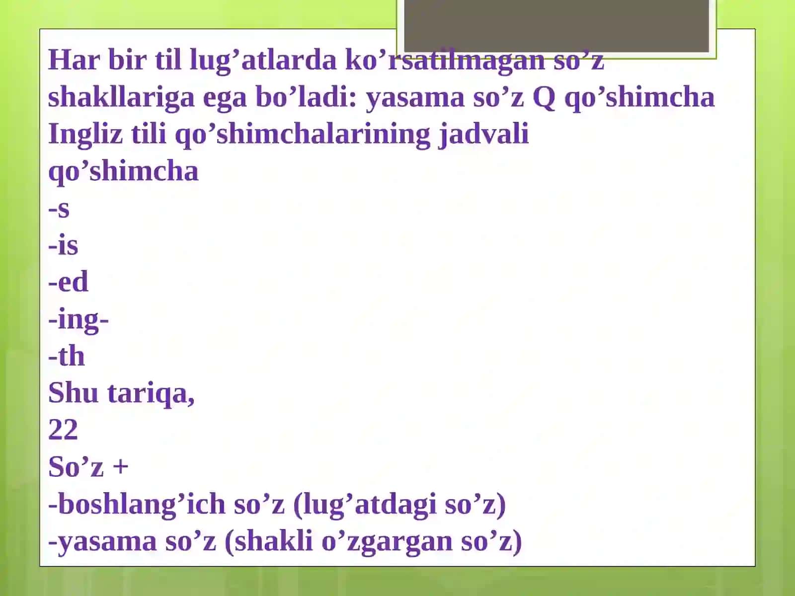 So’zturkumlariniformallashtirish 3