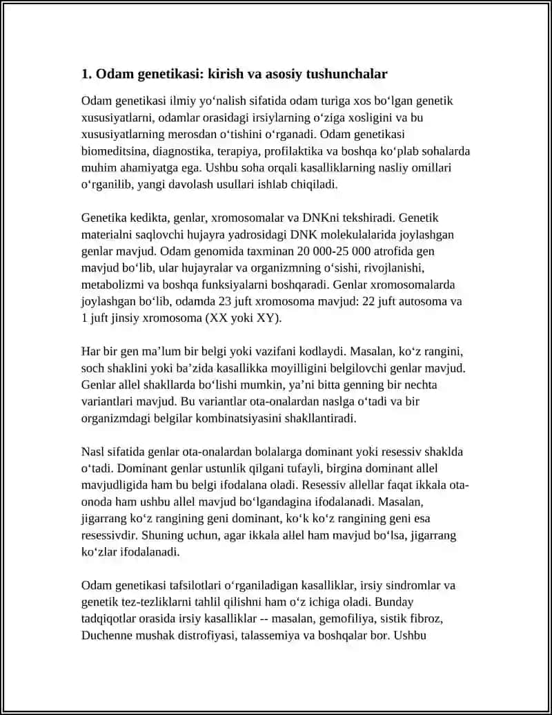 ODAM GENETIKASI 3