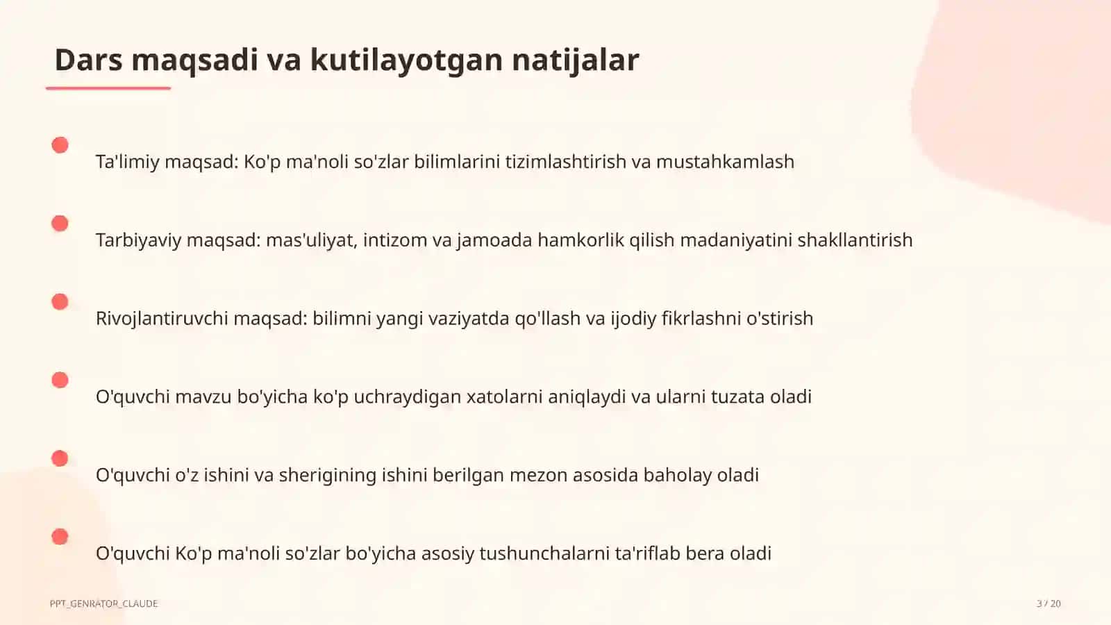 Ko'p ma'noli so'zlar (5-sinf) 3