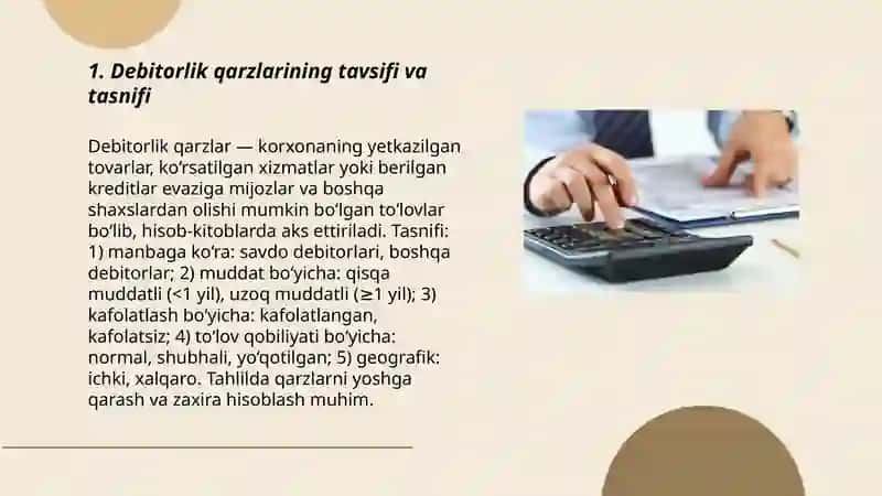 Debitorlik va kreditorlik qarzlari tahlili 3