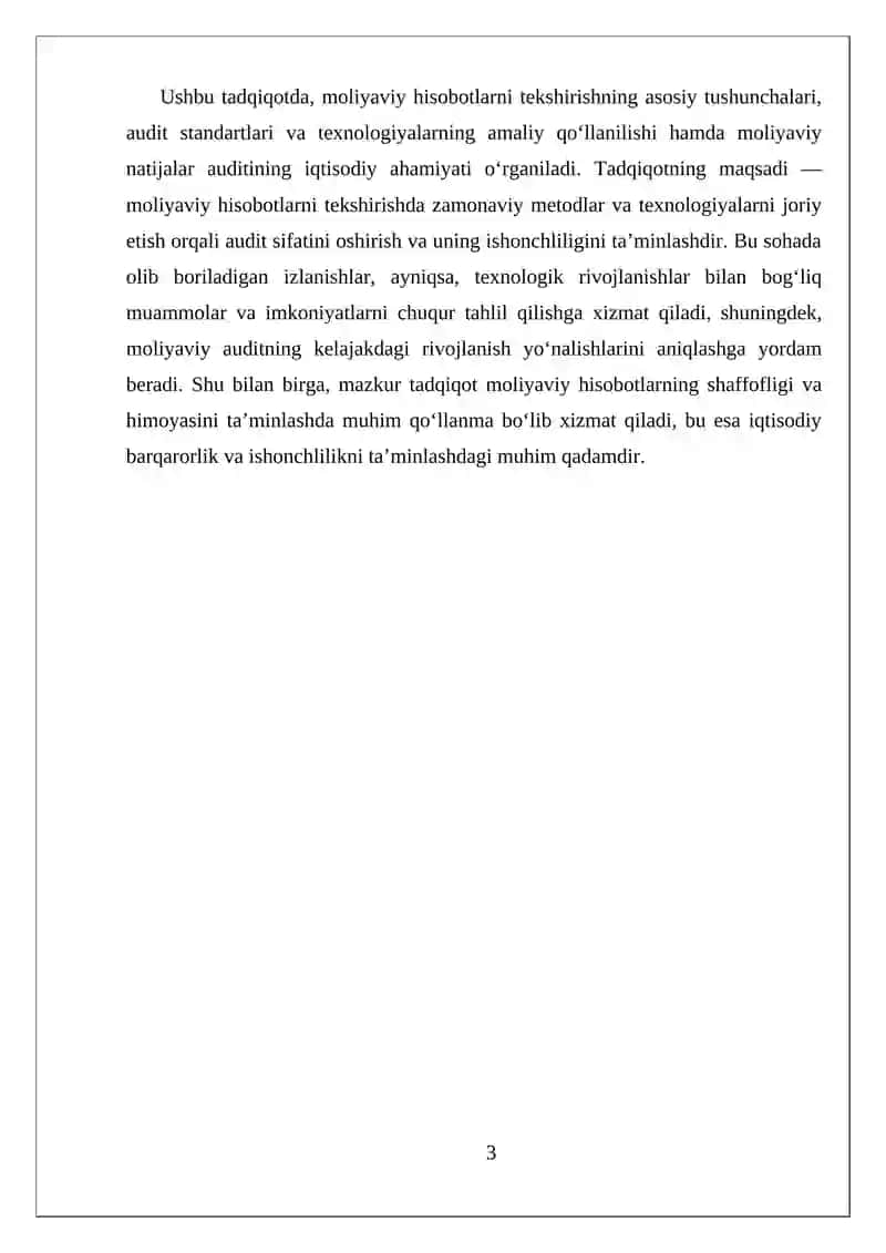 Moliyaviy natijalar auditi 3