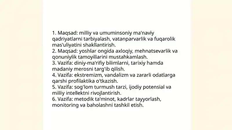 Ma'naviy maʼrifiy va tarbiyaviy ishlar tizimi 3