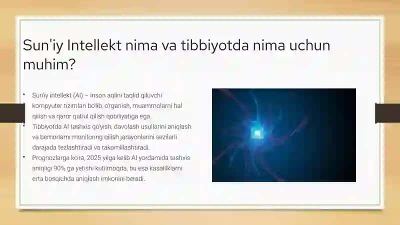Sun'iy intellektning tibbiyotdagi qo‘llanilishi 3