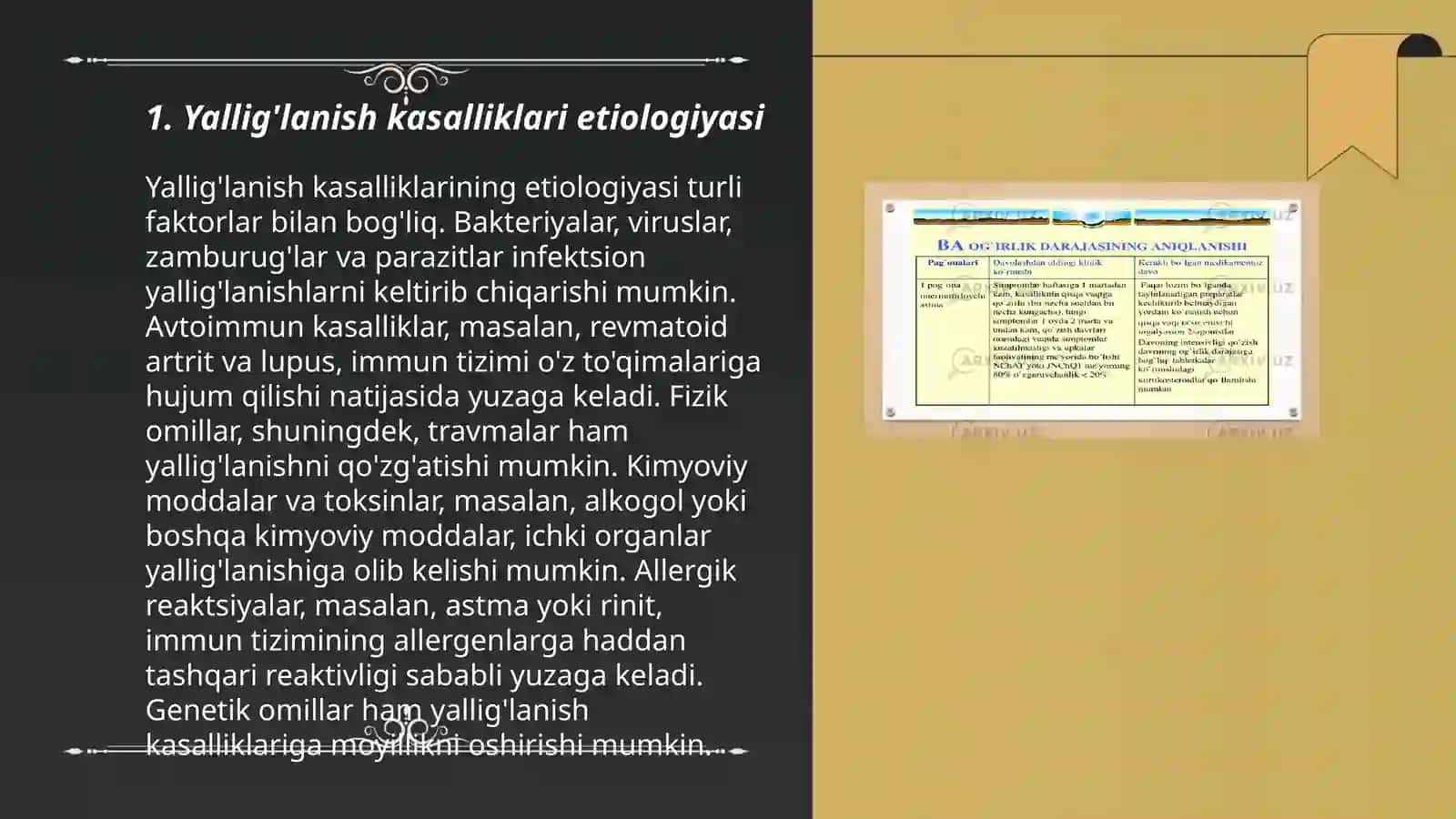 Xarbiy dala terapiyasi fanidan mustaqil ishi 3