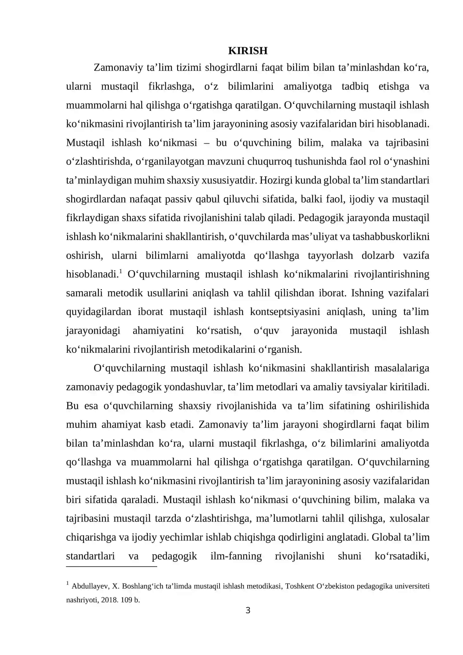 O’quvchilarni mustaqil ishlash konikmasini rivojlantirish metodikasi 3