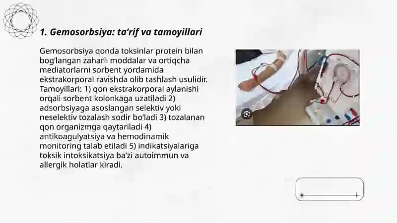 Gemosorbsiya gemodializ plazmoforez 3