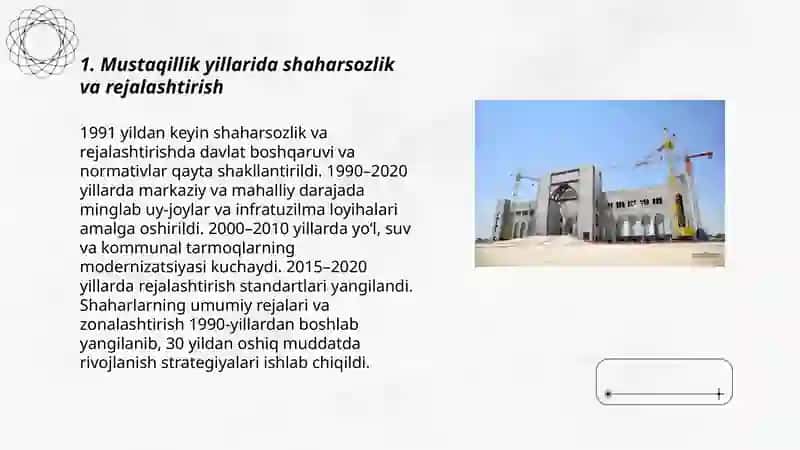 Mustaqillik yillaridagi qurilishlar 3