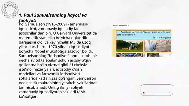 Paul Samuyelsonning iqtisodiy nazariyalari 3