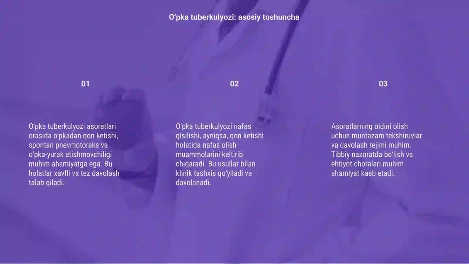Oʻpka tuberkulyozi asoratlari 3