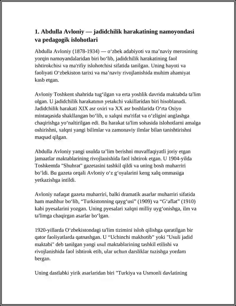 JADIDCHIILIK HARAKAT NAMOYONDALARI 3