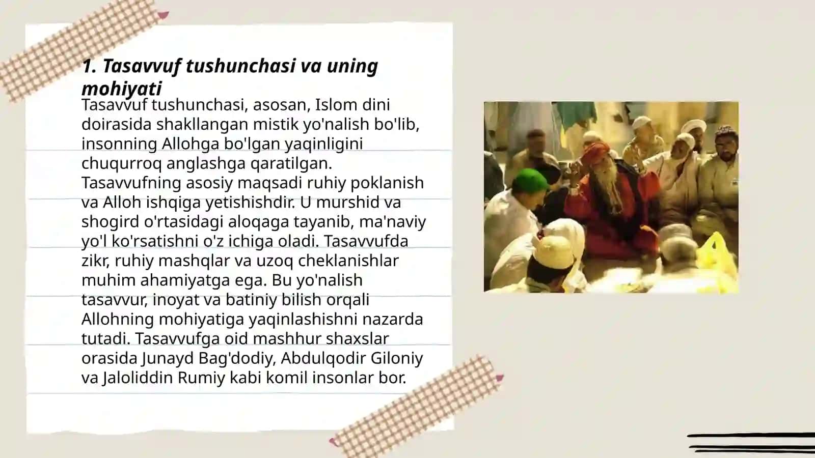 Tasavvuf Tushunchasi va Uning Mohiyati 3