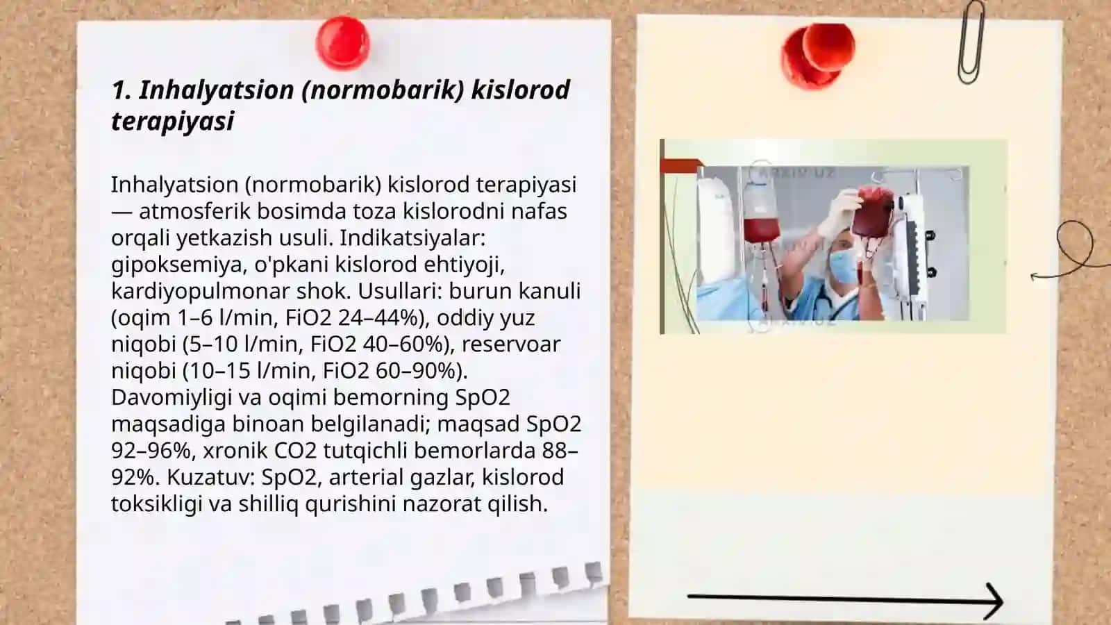 Inhalyatsion (normobarik) kislorod terapiyasi 3