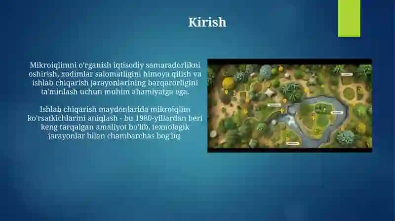 Mikroiqlimni aniqlash va tahlil qilish 3