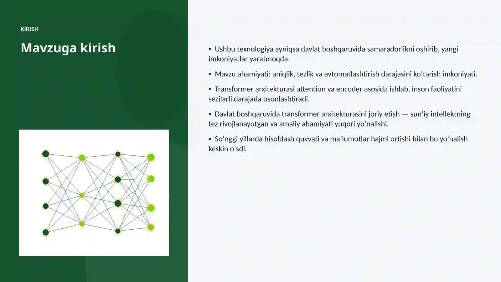 SUNʼIY INTELLEKT • PROFESSIONAL TAQDIMOT 3