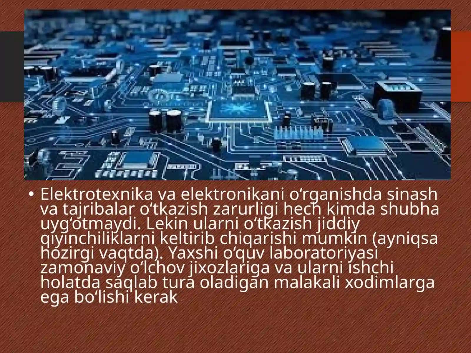 ELEKTROTEXNIKA VA SXEMOTEXNIKA FANI 3