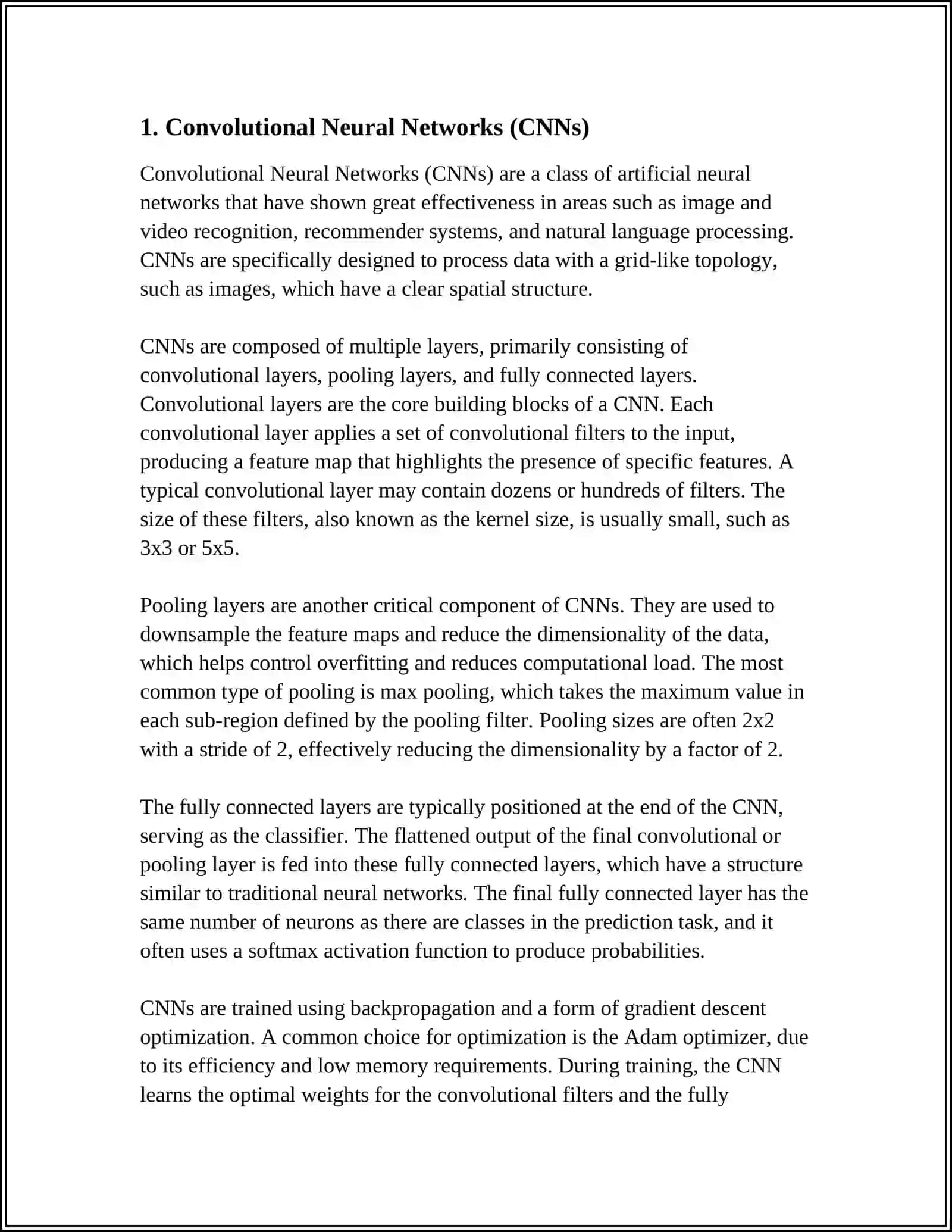 Convolutional Neural Networks (CNNs) 3