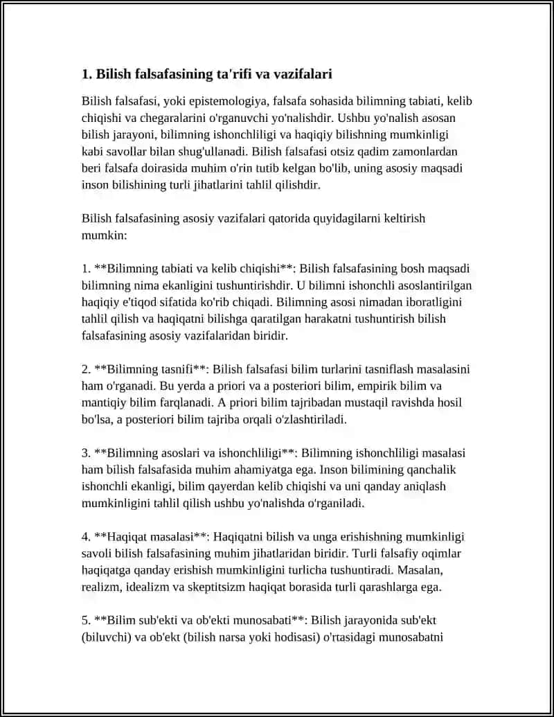BILISH FALSAFASI 3