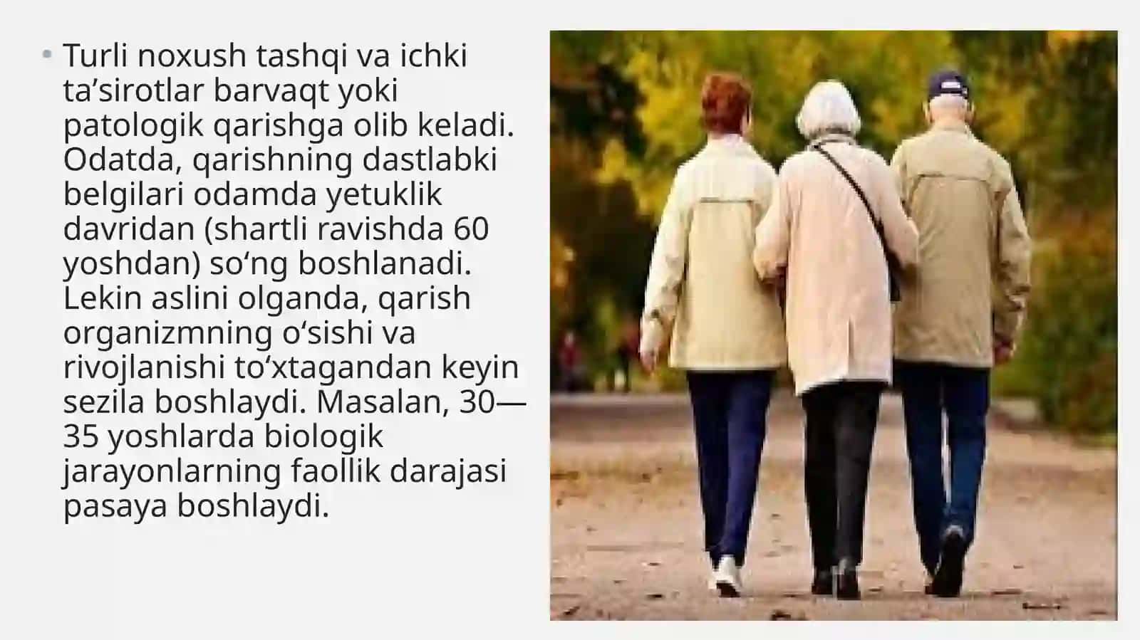 Keksalik va qarish. 3