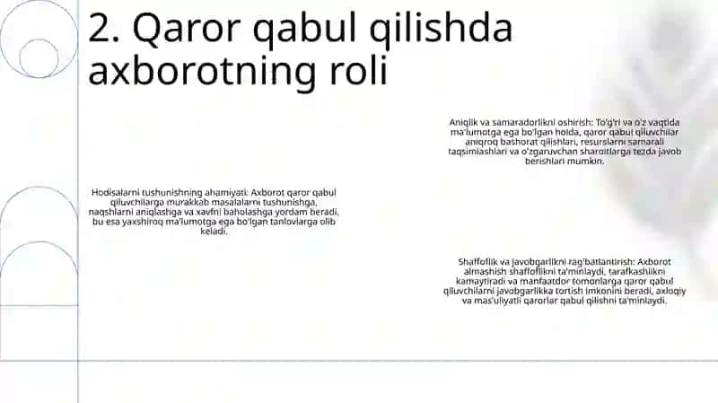 Milliy Qadriyat Tizimida Axborotni Ahamiyati 3