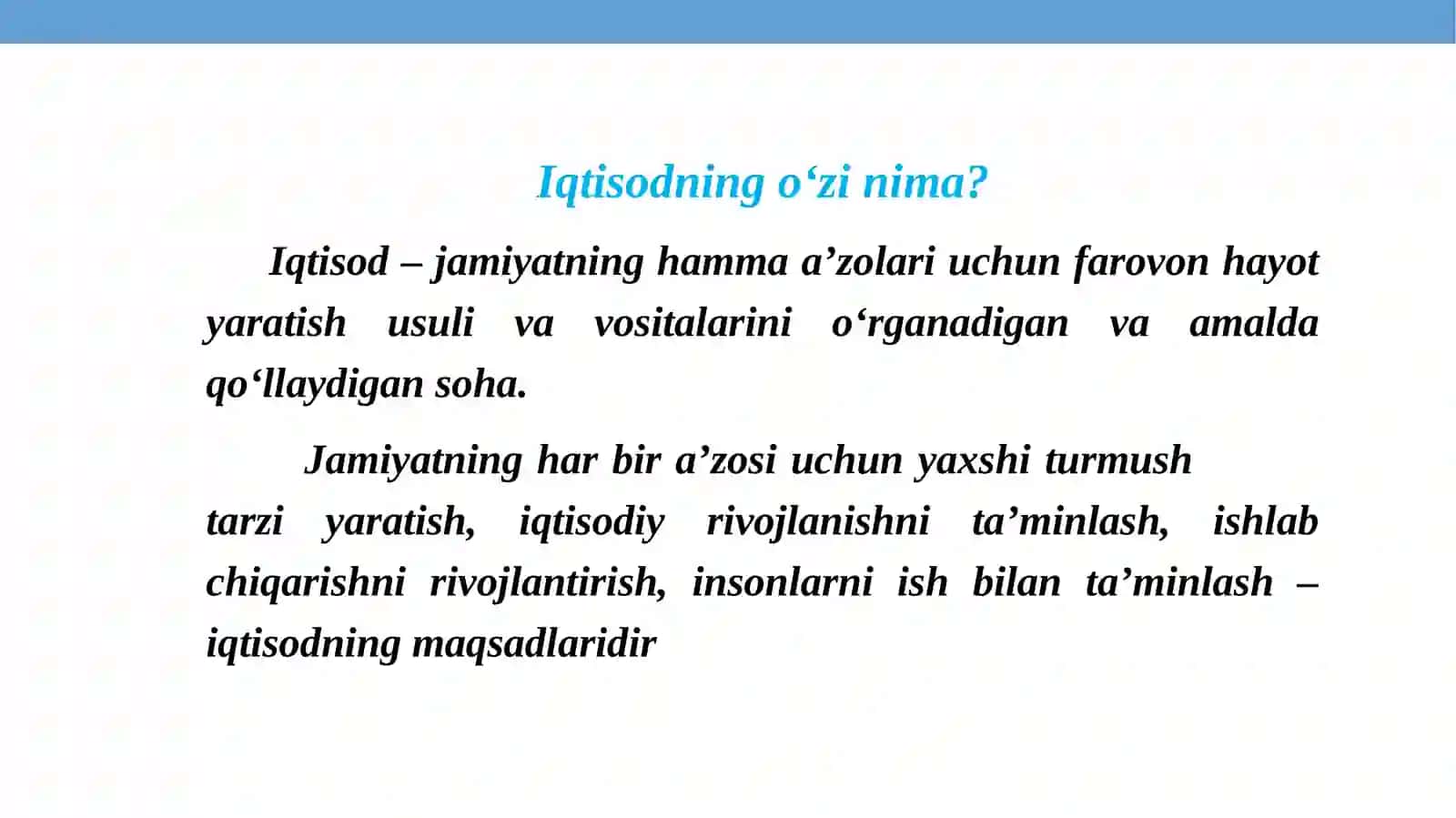 Iqtisodiy terminlar 3