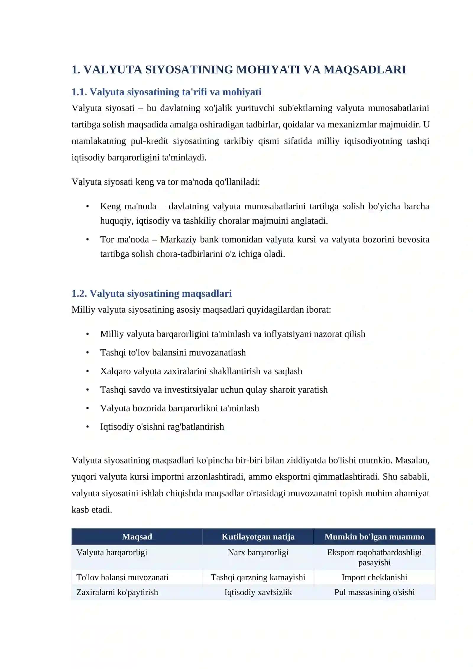 Milliy valyuta siyosati 3